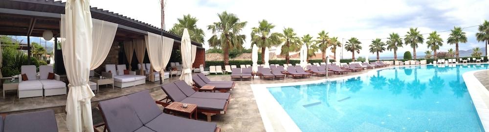 Valis Resort Hotel โวโลส ภายนอก รูปภาพ The pool at the hotel