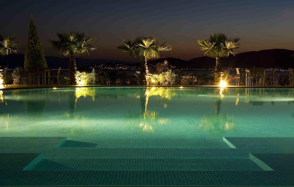 Valis Resort Hotel โวโลส ภายนอก รูปภาพ The pool at the hotel